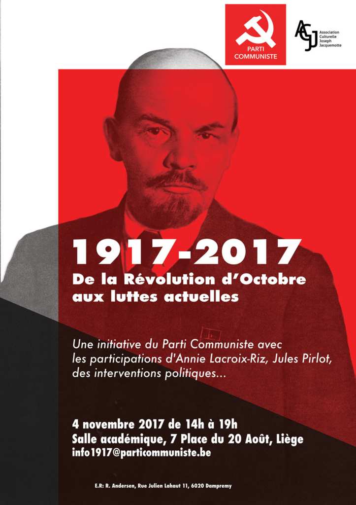 1917 - 2017 : De la Révolution d'Octobre aux luttes actuelles.